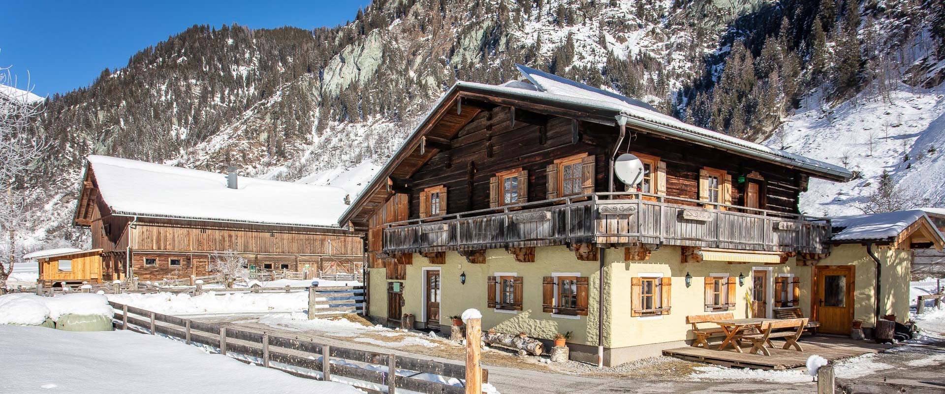 Ferienhaus Grossarl Winterurlaub Pferdekutschen 8873